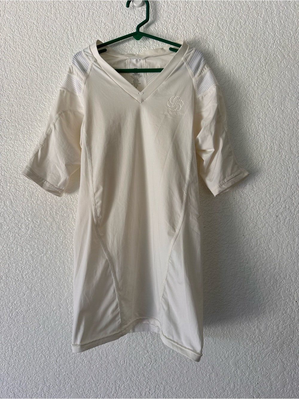 IntelliSkin Foundation Pro Tank Top Mens White Compression Posture Shirt M (S9)